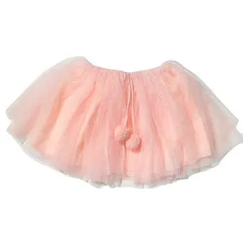 Peach Pretty Pom Tutu