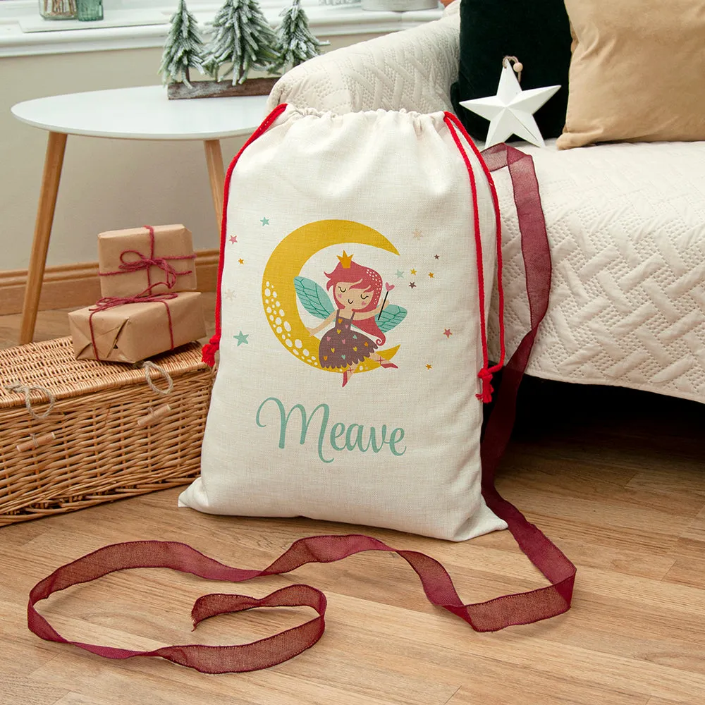 Personalised Fairy Christmas Sack