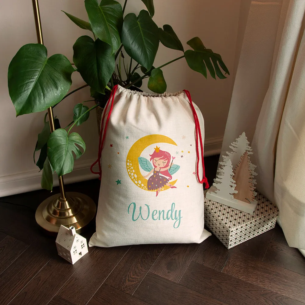 Personalised Fairy Christmas Sack