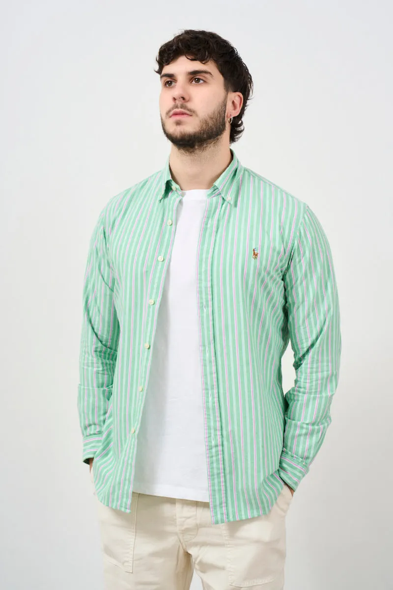 Polo camicia uomo Pony a righe