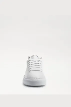 Poppy Lace Up Sneaker- White