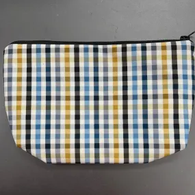 Pouch - Blue Yellow Plaid