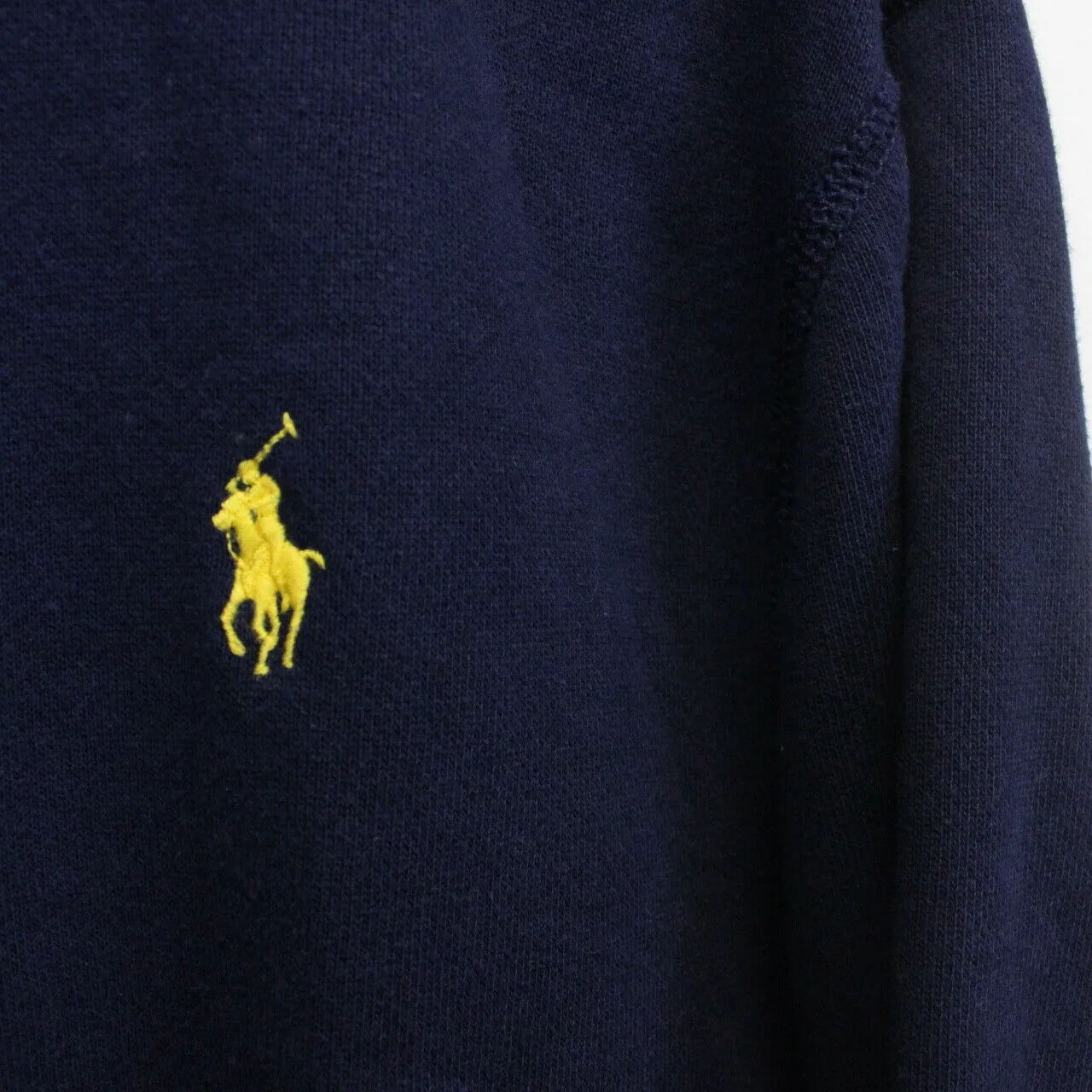 RALPH LAUREN Hoodie Navy Blue | Medium