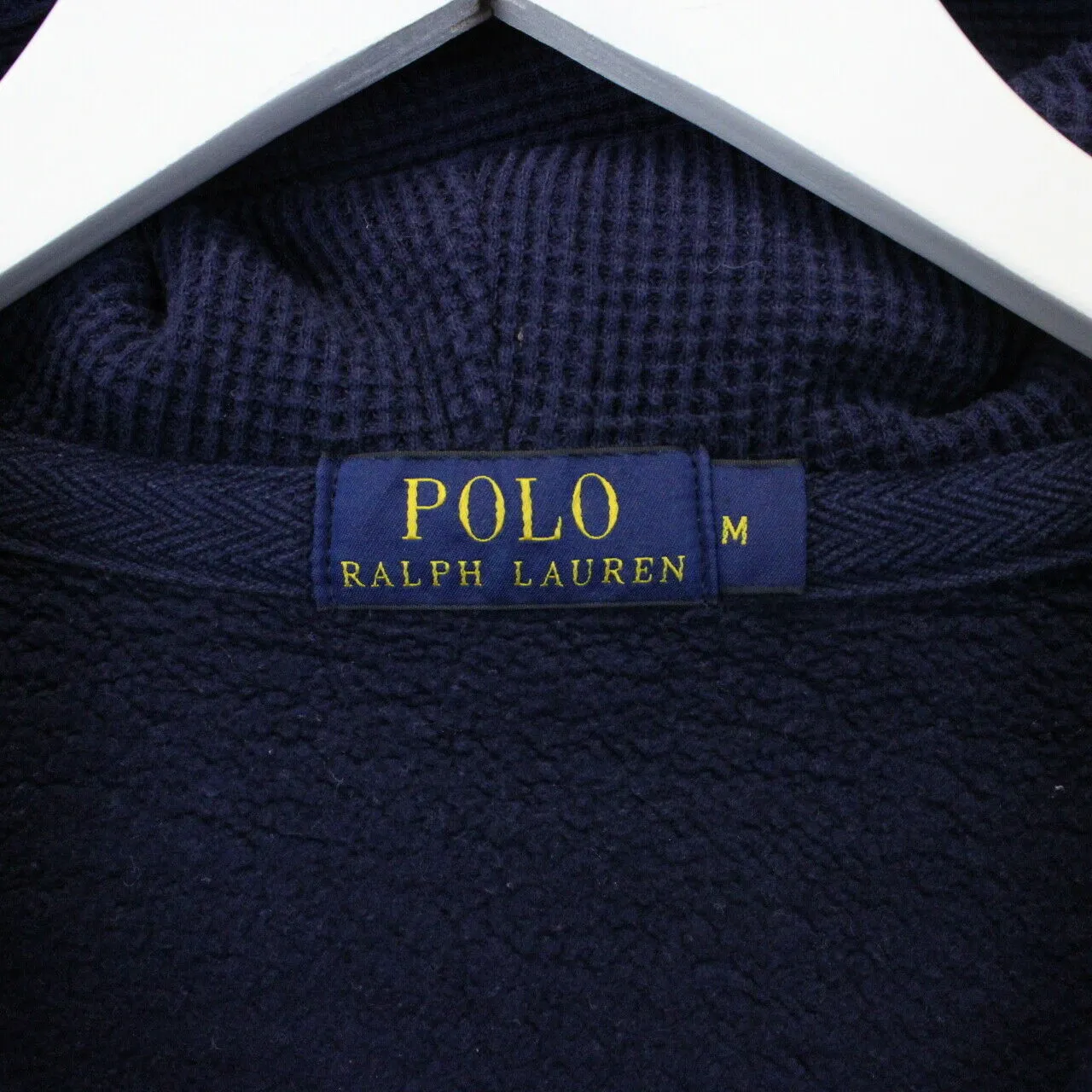 RALPH LAUREN Hoodie Navy Blue | Medium