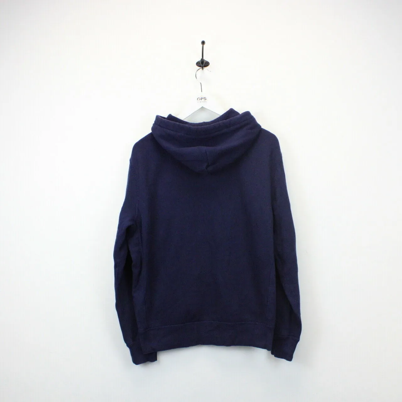 RALPH LAUREN Hoodie Navy Blue | Medium