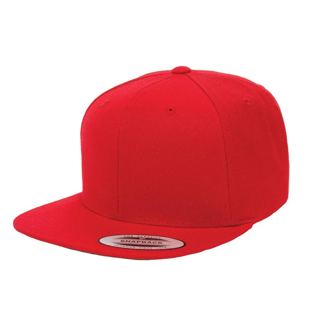 Red Premium Classic Snapback