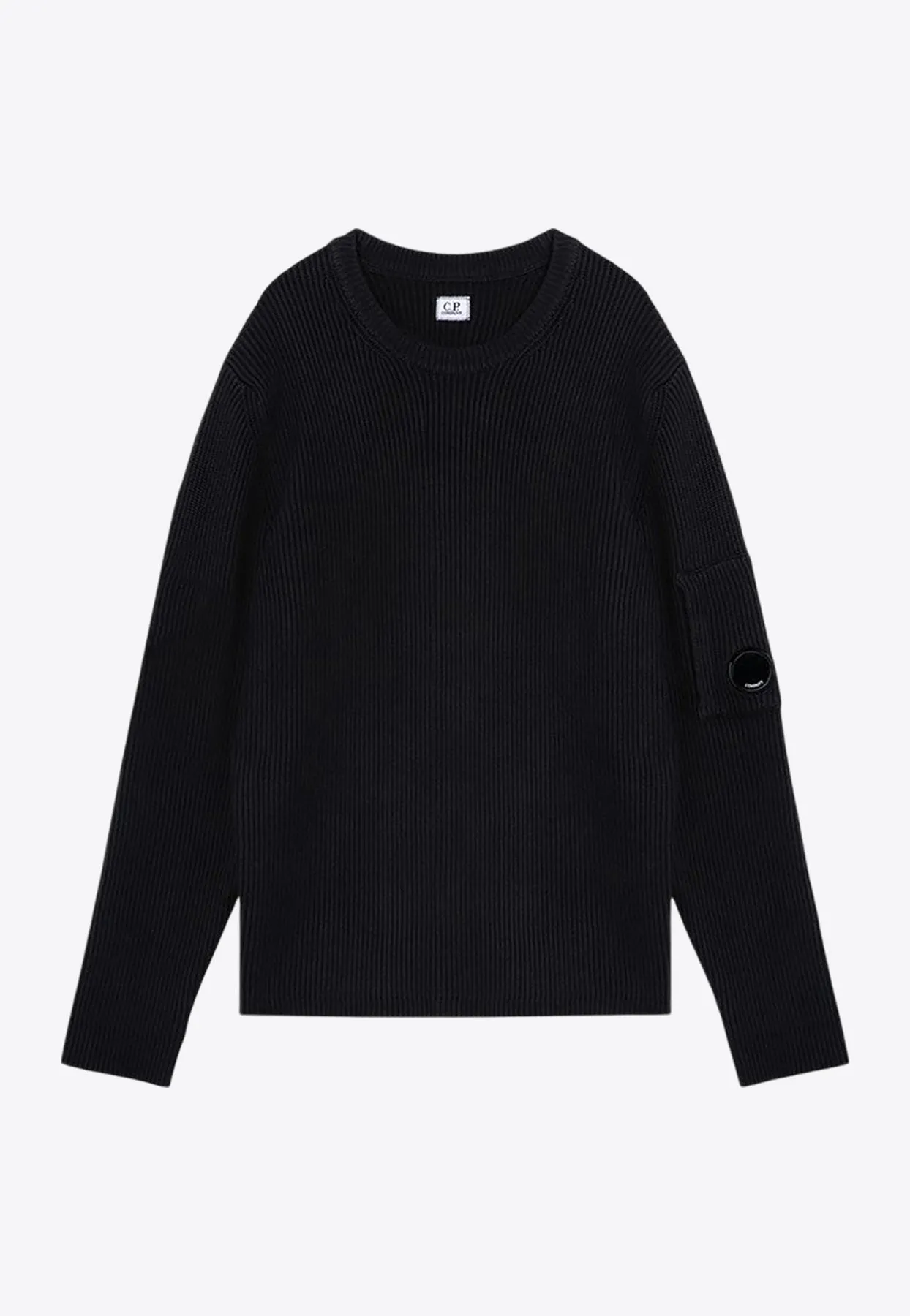 Rib Knit Washed-Out Sweater