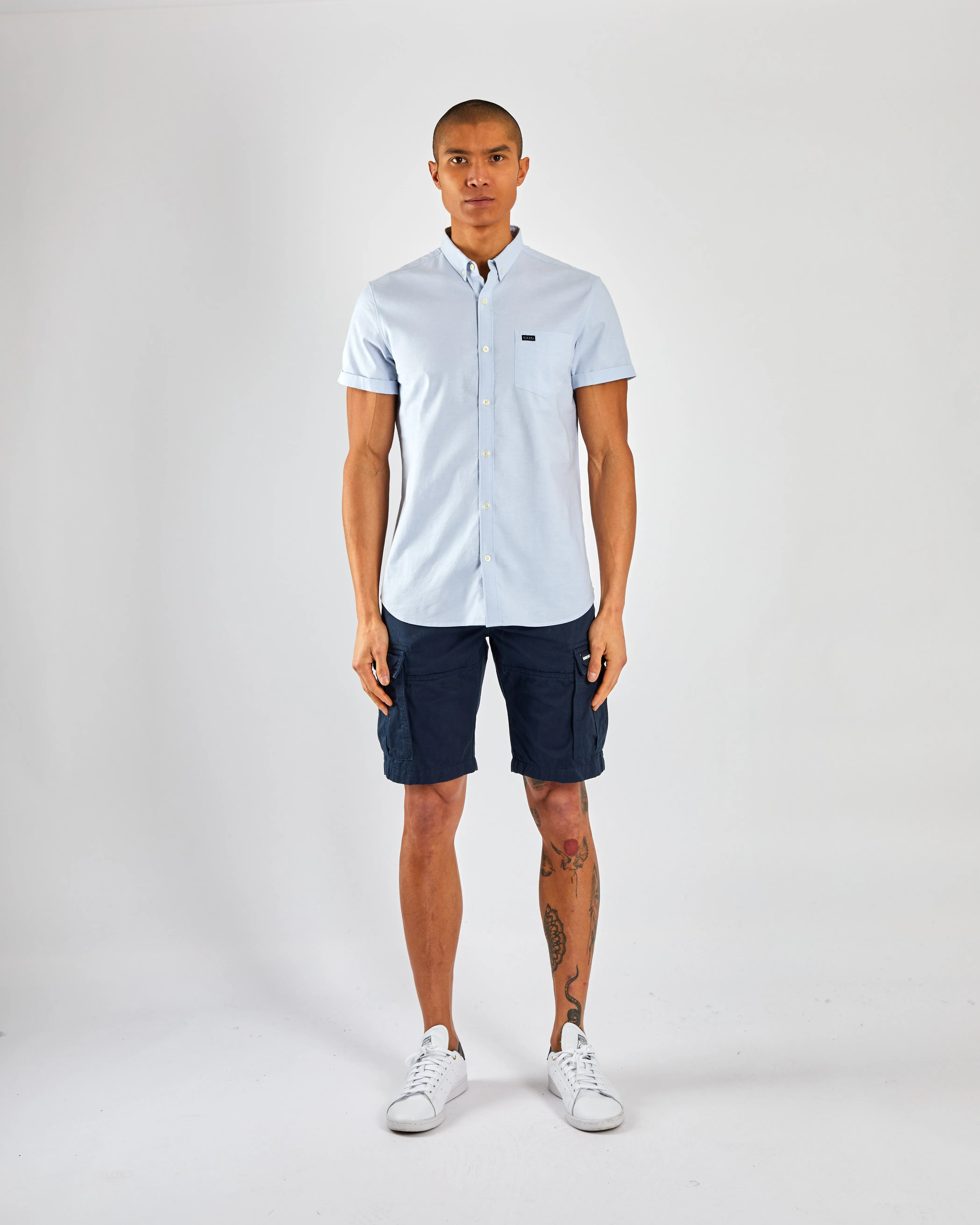 Ryan Oxford SS Shirt Clear Sky