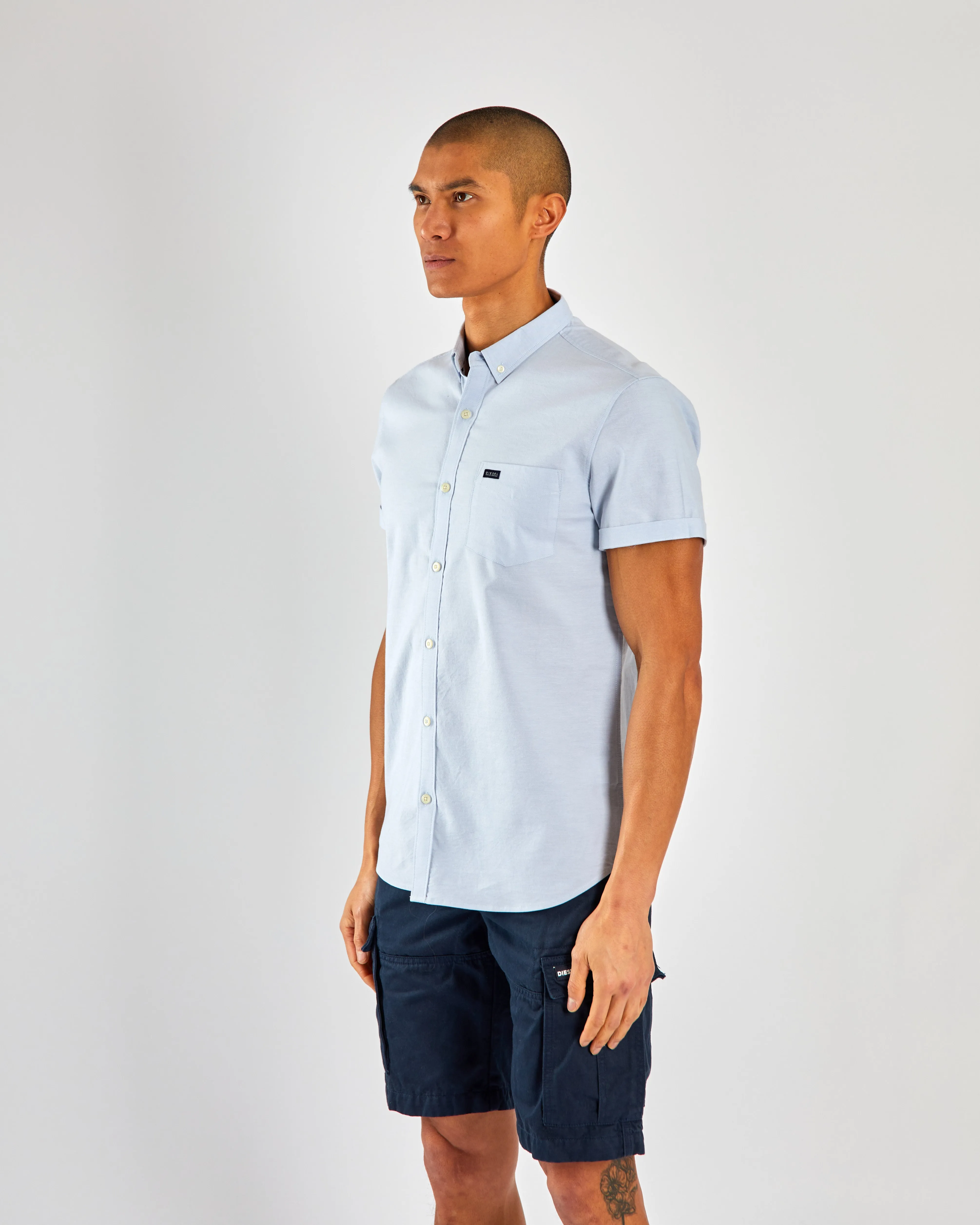 Ryan Oxford SS Shirt Clear Sky