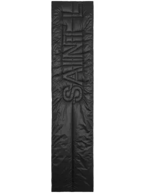 SAINT LAURENT Women's Logo Padded Scarf - Black