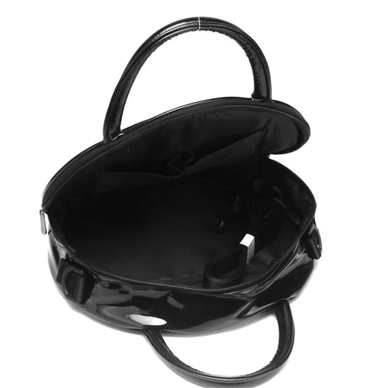 SKELLY MOON ROUND GOTH HANDBAG