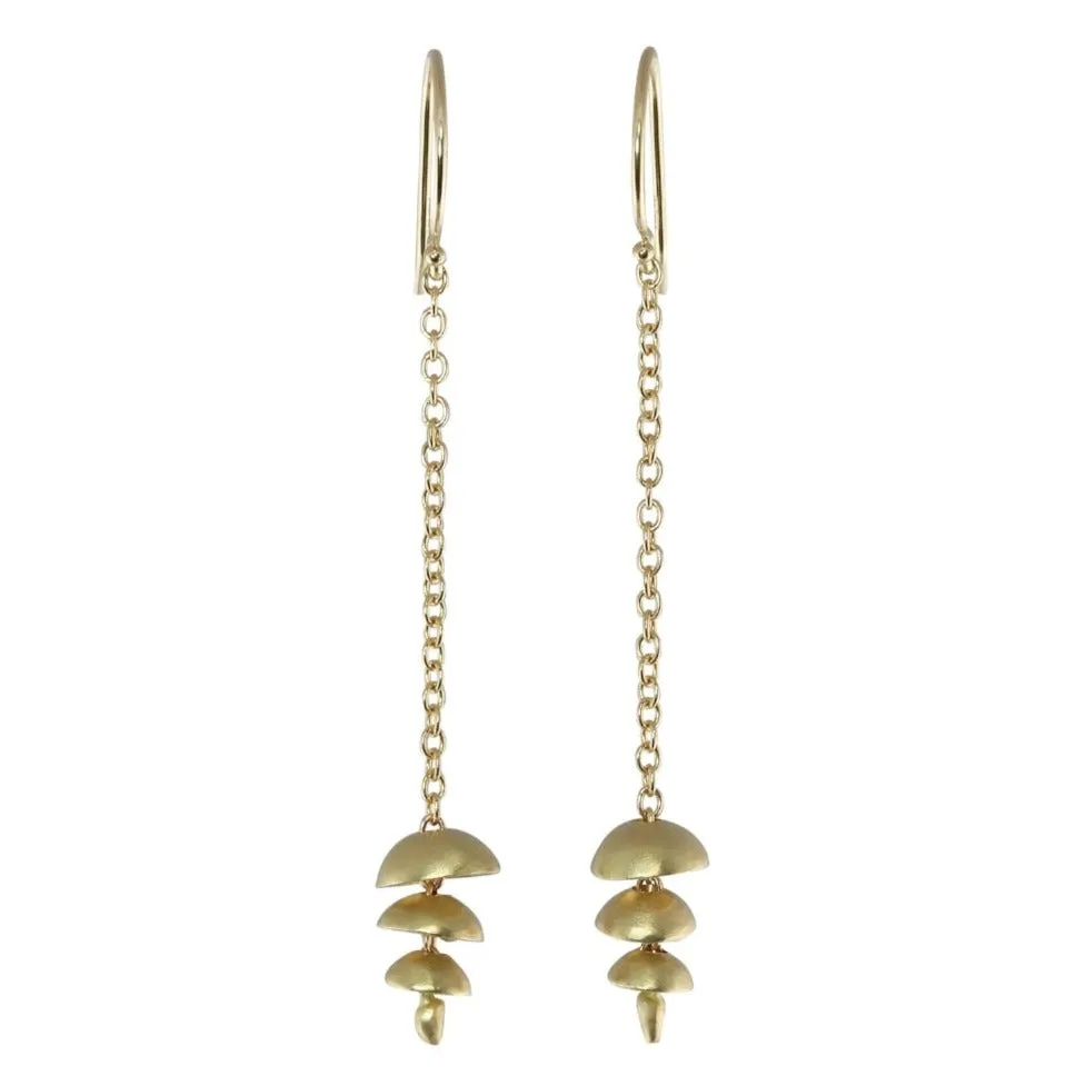 Small Gold Chime Earrings