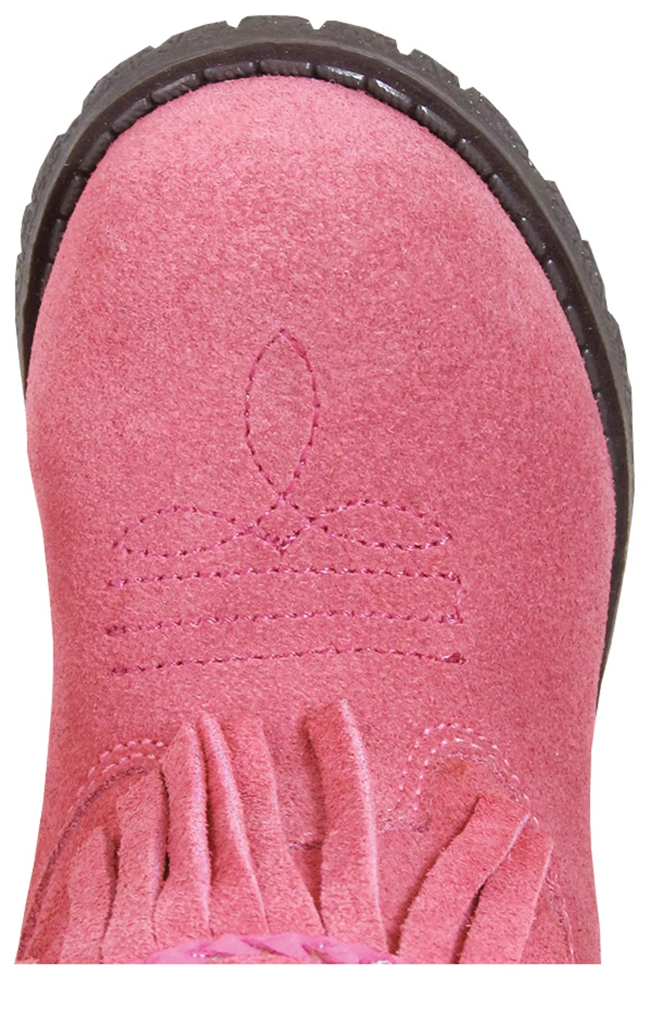 Smoky Mountain Boots Toddler Girls Hopalong Pink Leather Fringe