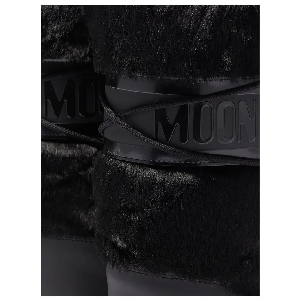 Snow boots Moon Boot ---Icon Faux Fur W Black