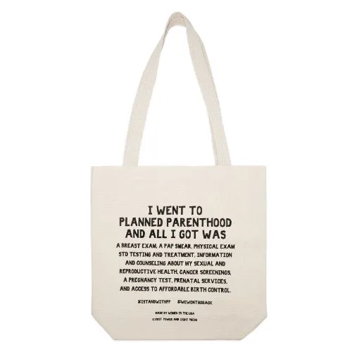 Stand with Planned Parenthood Tote Bag