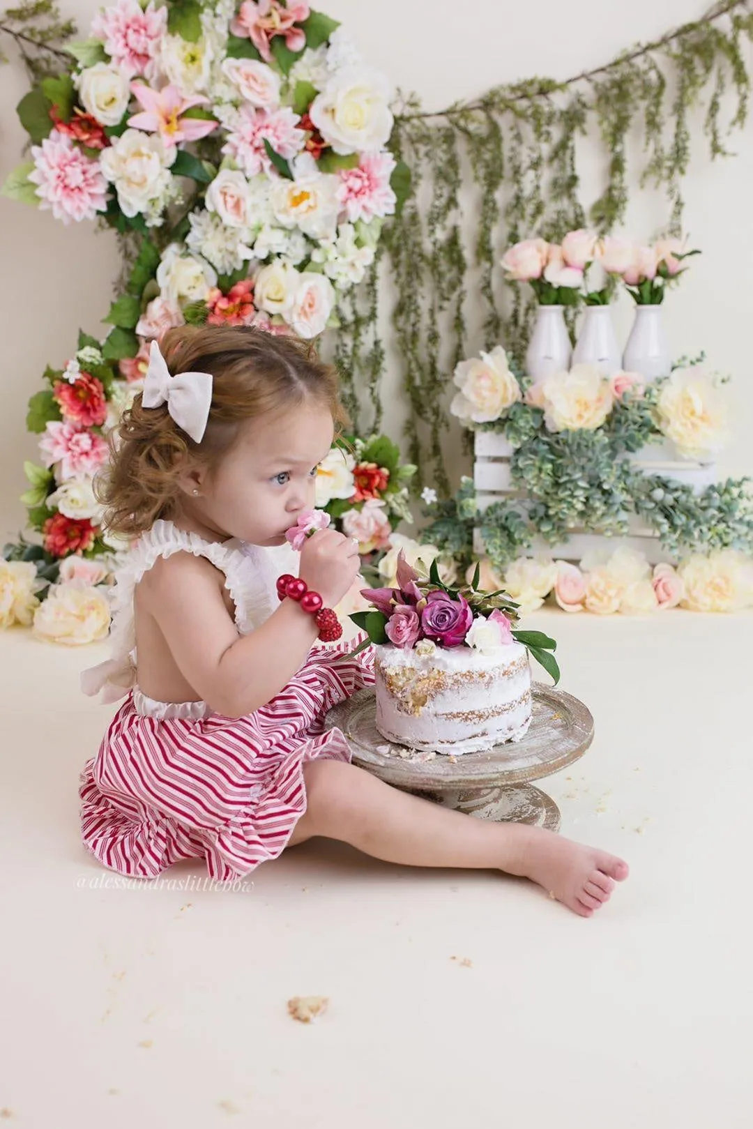 Strawberry Swirl Romper