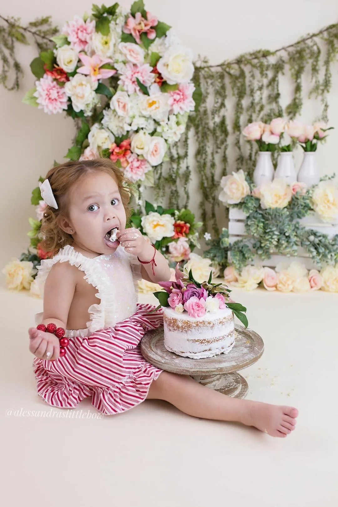 Strawberry Swirl Romper