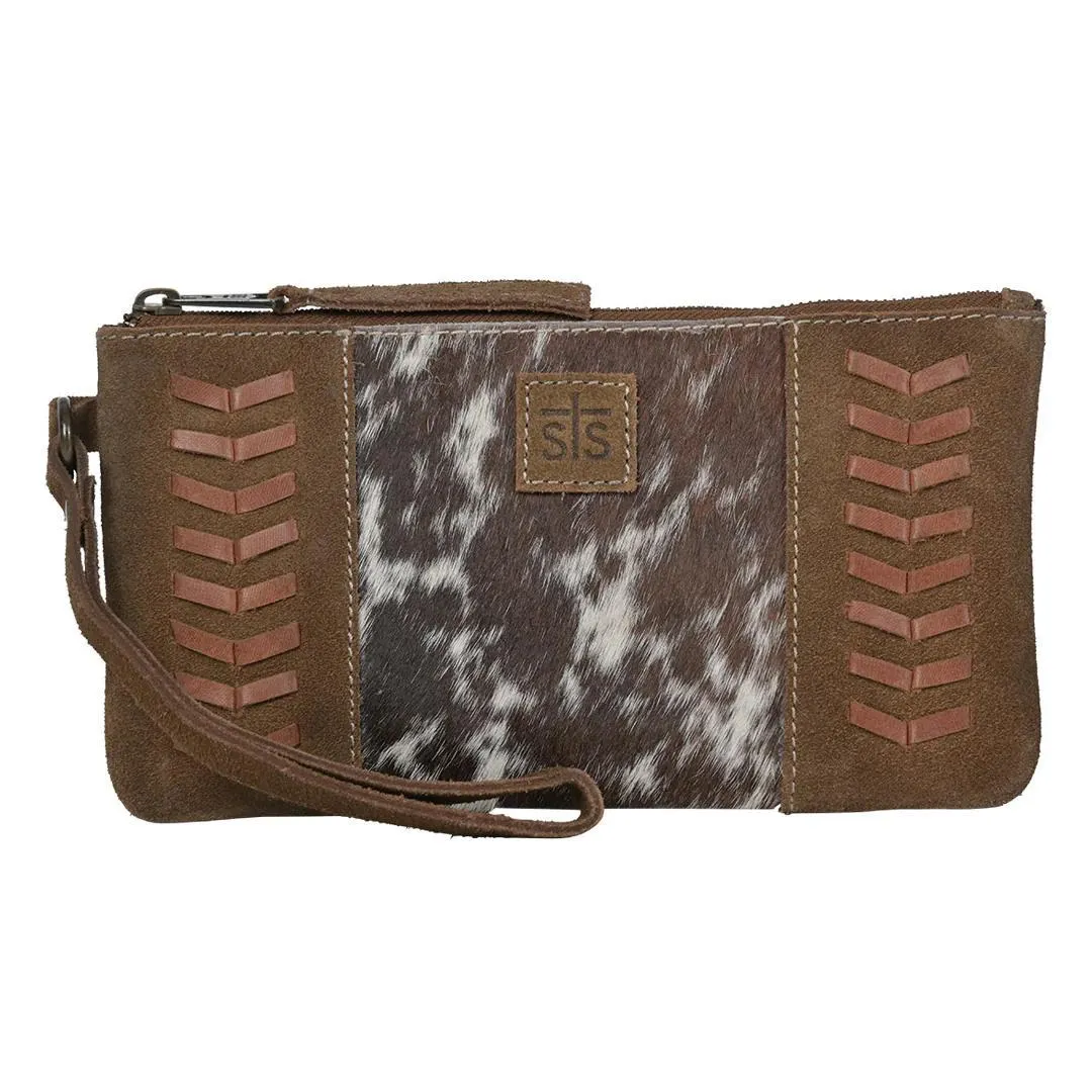 STS Cowhide Saddle Tramp Wristlet