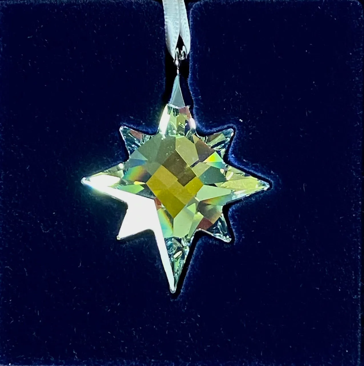 Swarovski Crystal Christmas Ornament STAR ORNAMENT 2020, AB, Small -5545611