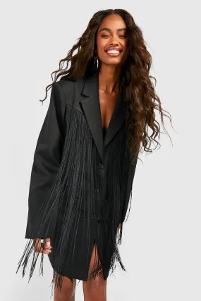 Tassel Blazer Dress