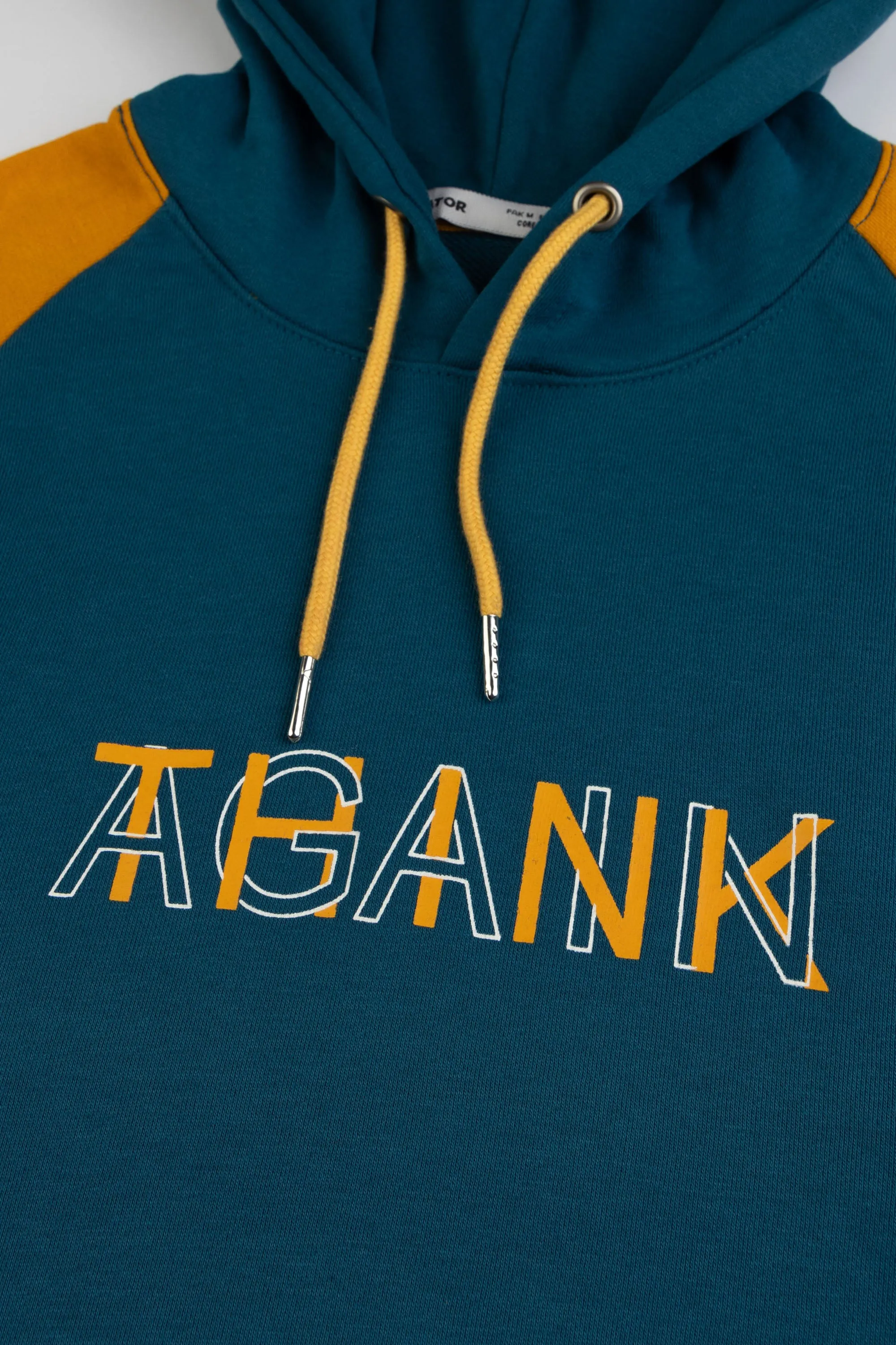 Teal & Yellow Hoodie