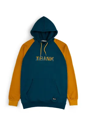 Teal & Yellow Hoodie