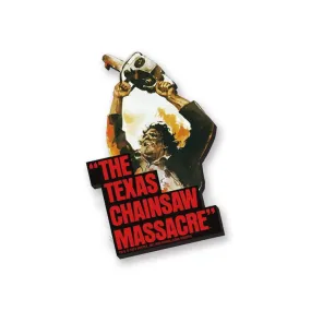 Texas Chainsaw Art Color Chunky Magnet