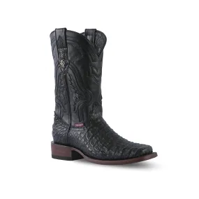 Texas Country Exotic Boot Lomo Caiman Black LM80