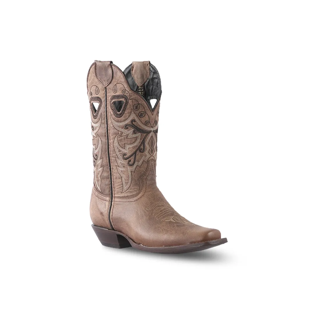 Texas Country Womens Western Boot Sierra Paja Square Toe E316