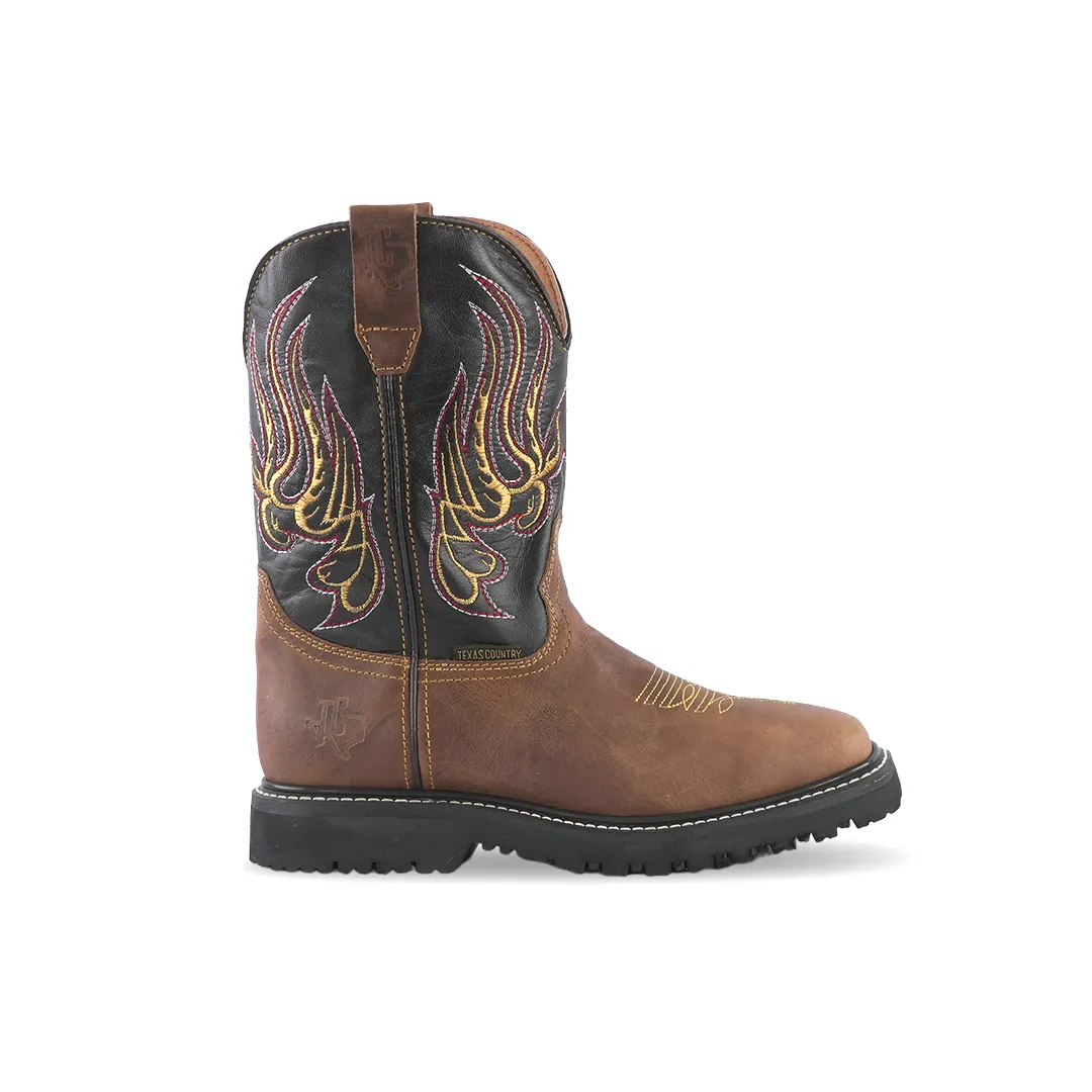 Texas Country Work Boot Alazan Arena 6016