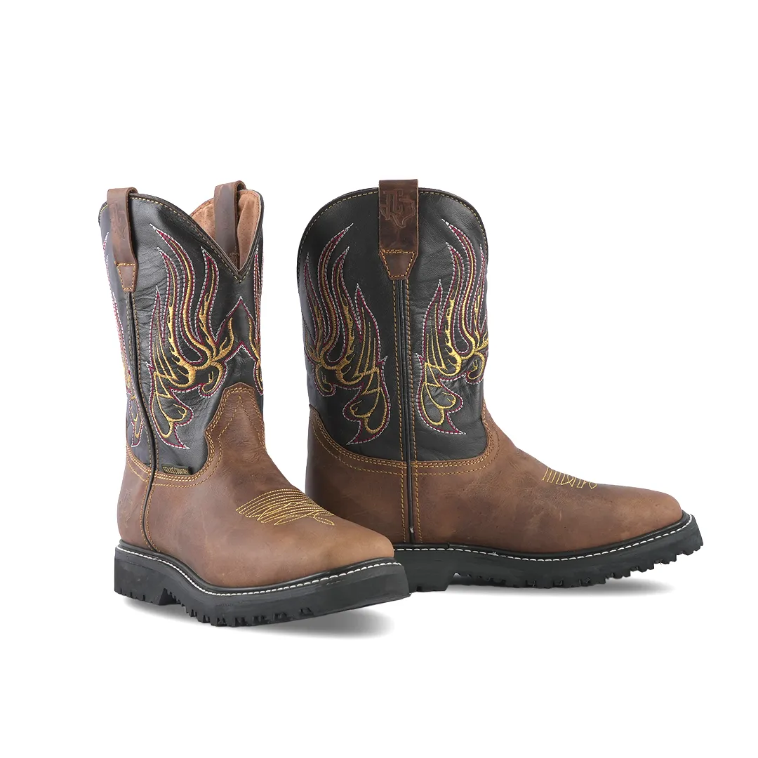 Texas Country Work Boot Alazan Arena 6016