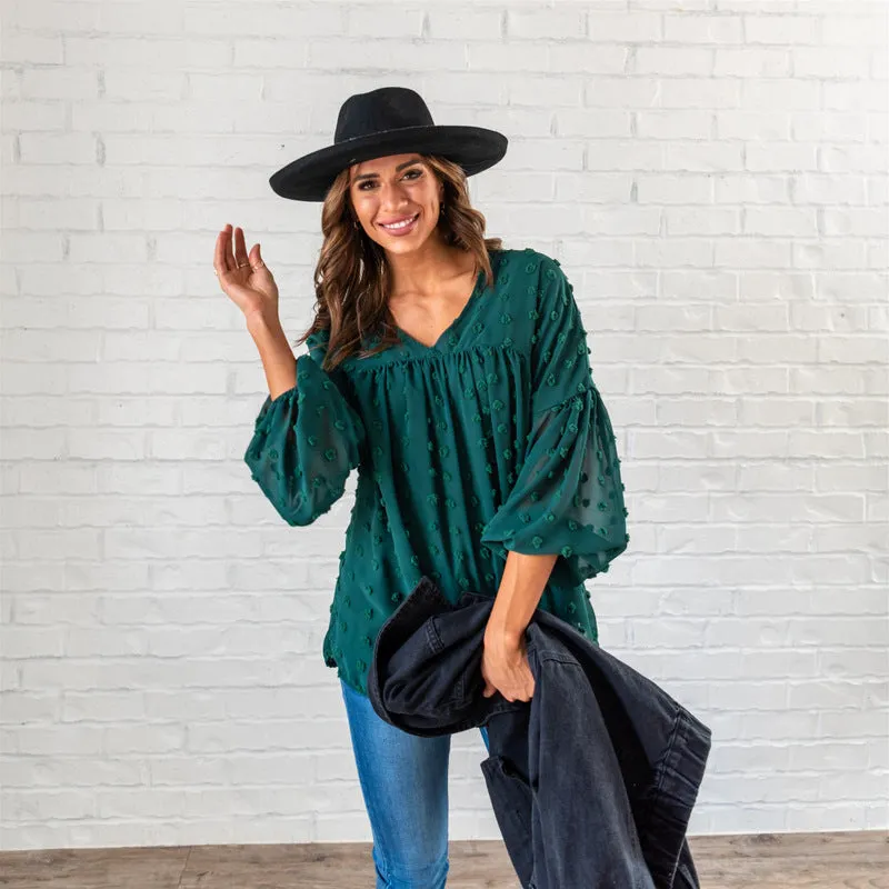 The Dottie Top: Green