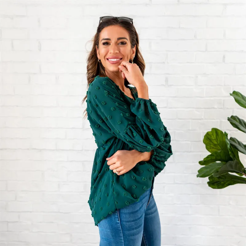 The Dottie Top: Green