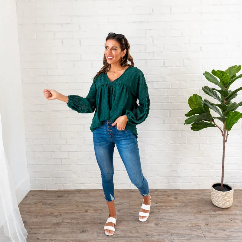 The Dottie Top: Green