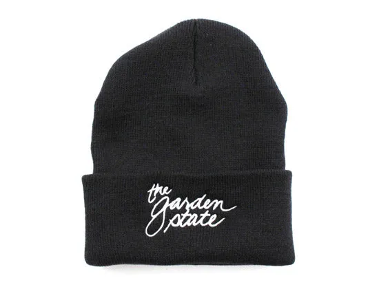 The Garden State Script Beanies (Black)