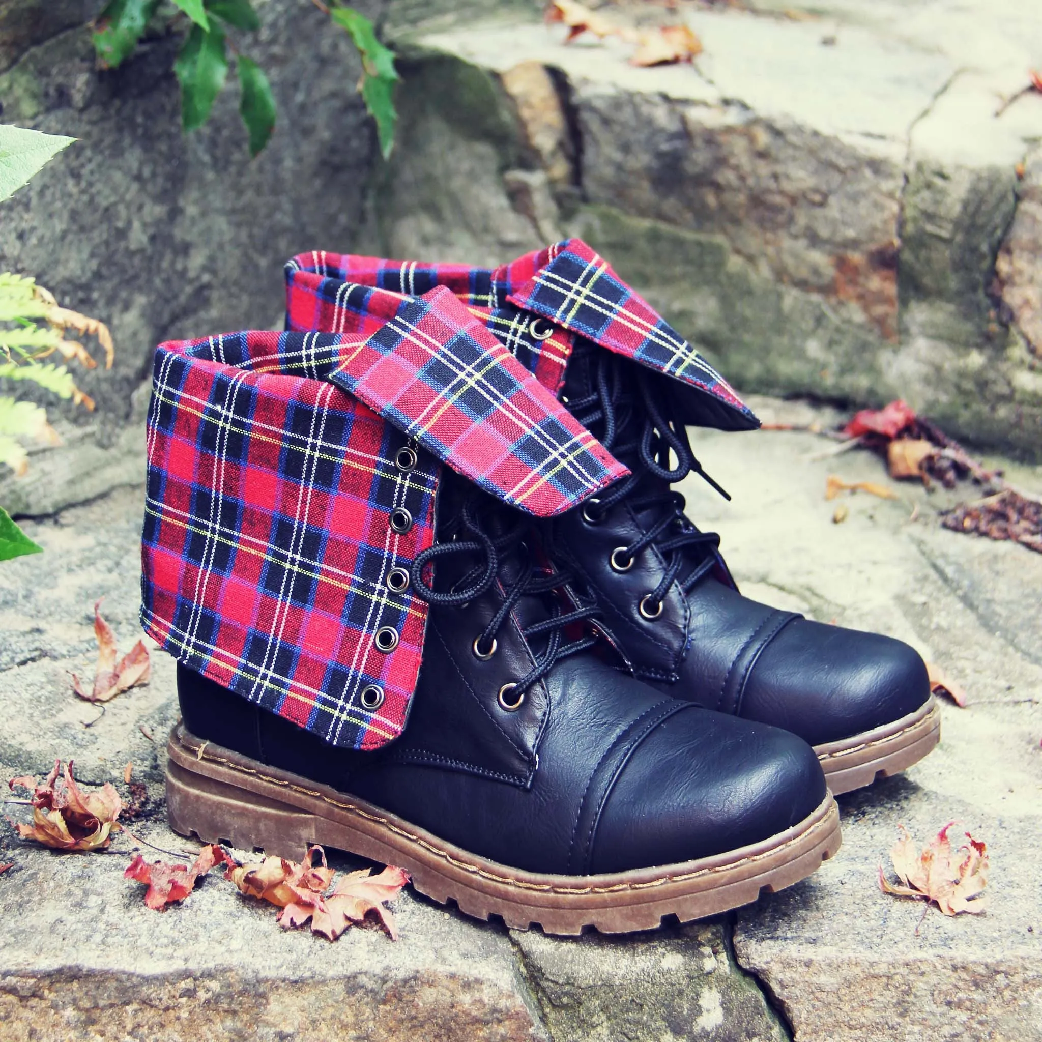 The Woodland Plaid Boots