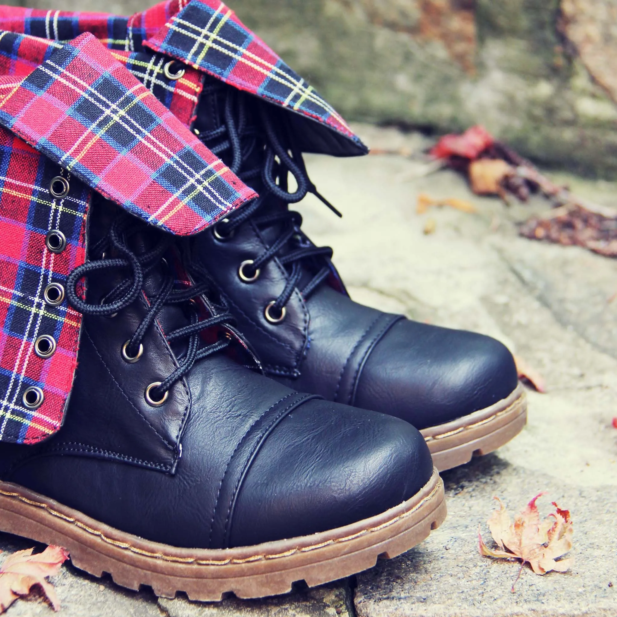 The Woodland Plaid Boots