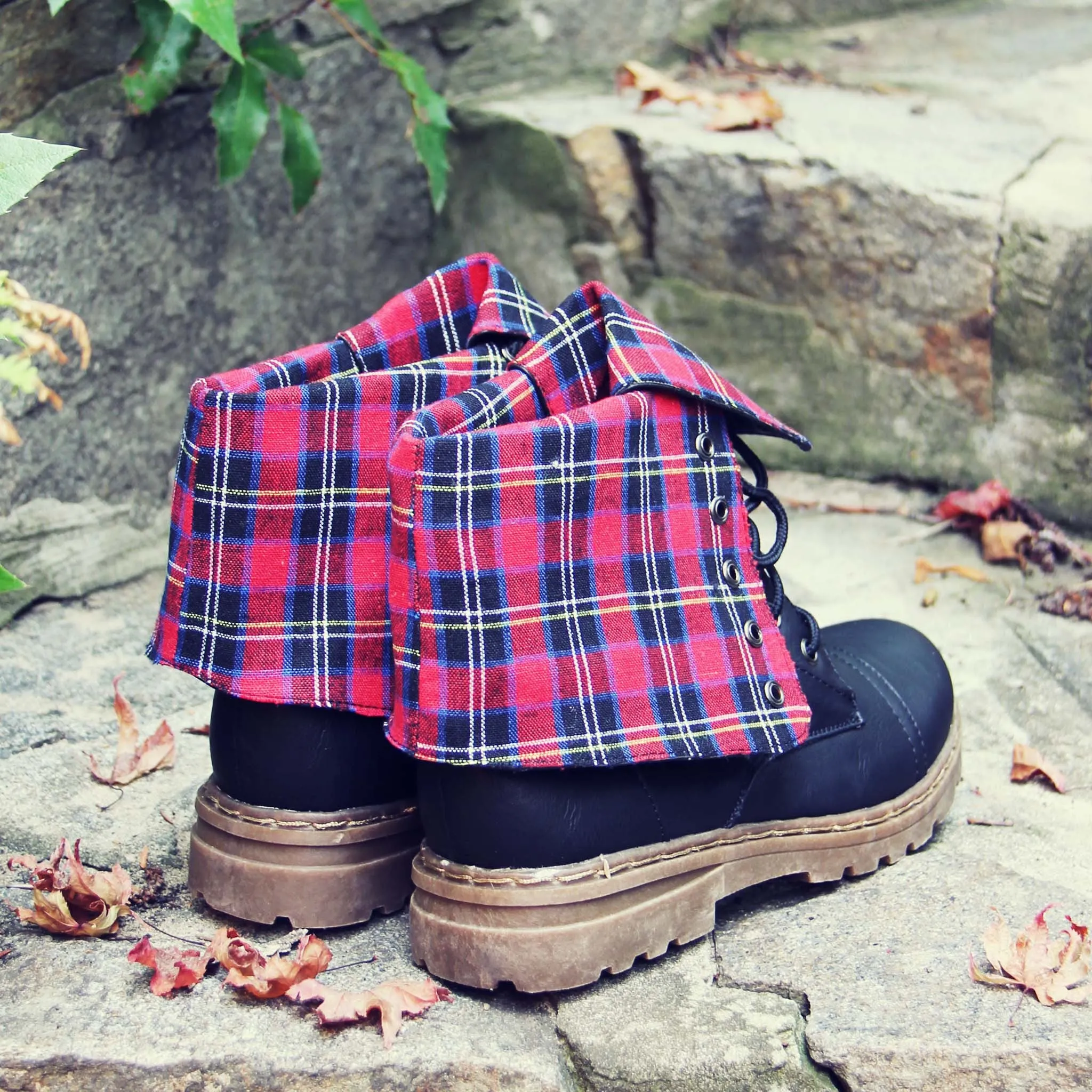 The Woodland Plaid Boots