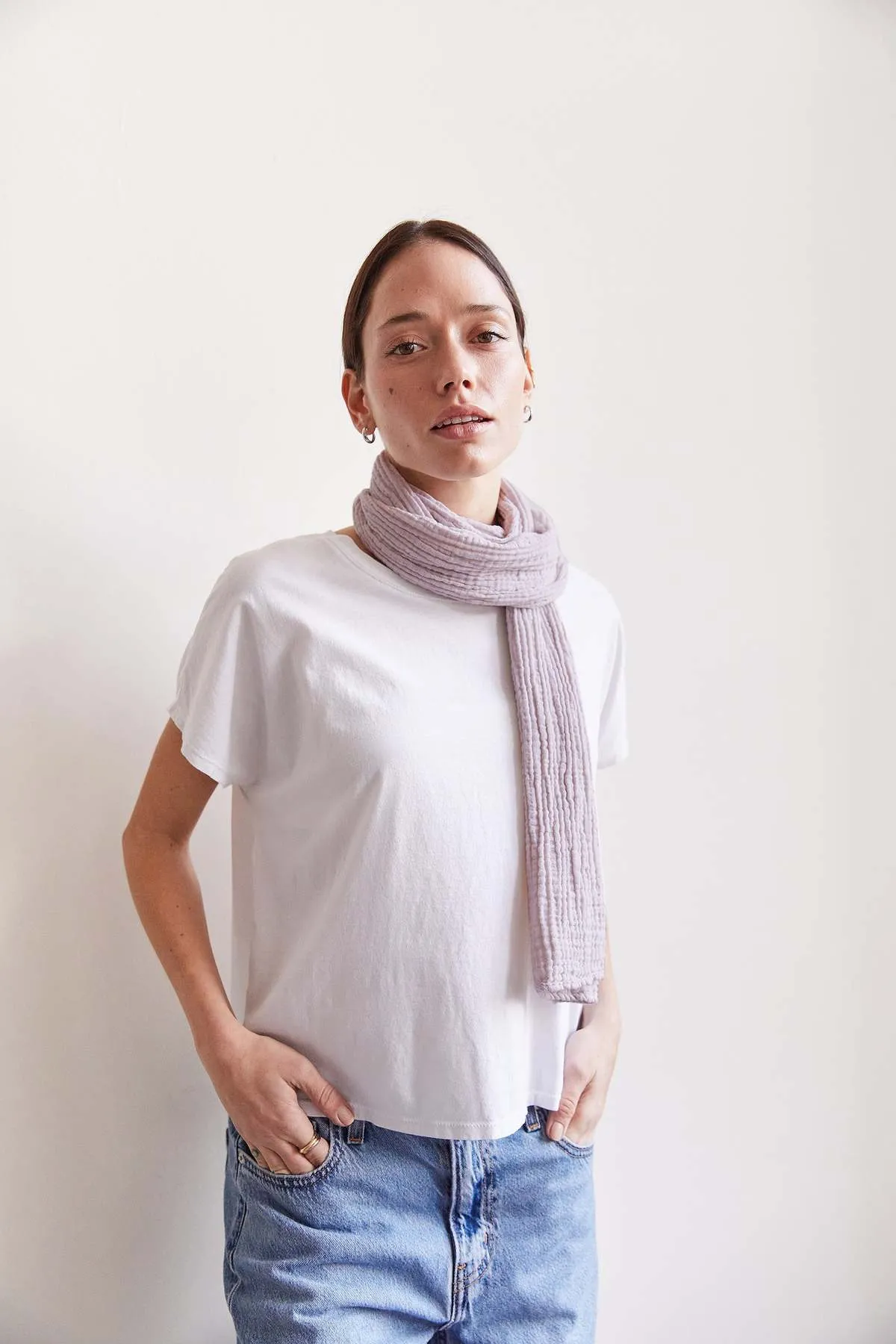 Thin Gauze Scarf