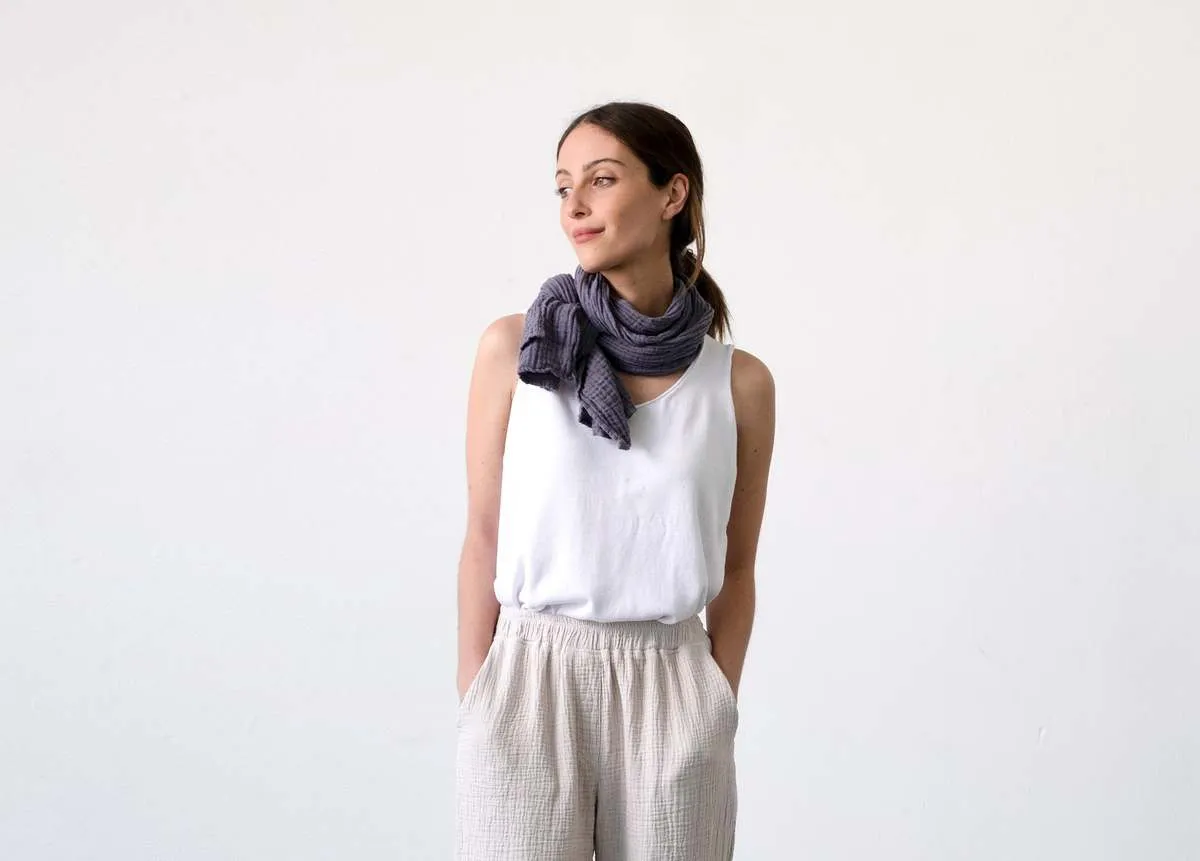 Thin Gauze Scarf