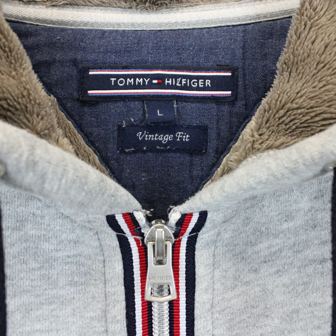 TOMMY HILFIGER Hoodie Grey | Large