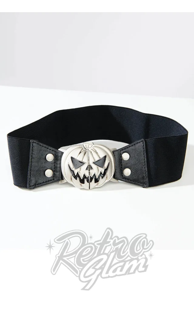 Unique Vintage Black Pumpkin Cinch Belt