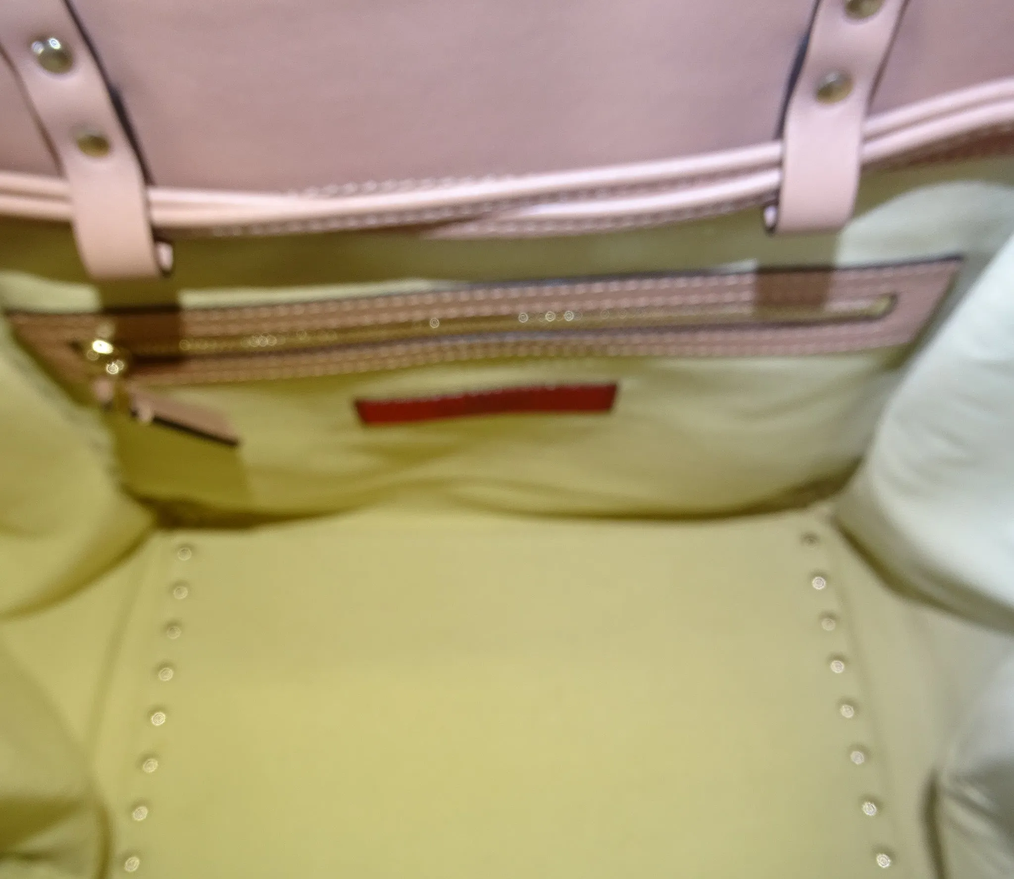 Valentino Dusty Pink Rockstud Tote Bag