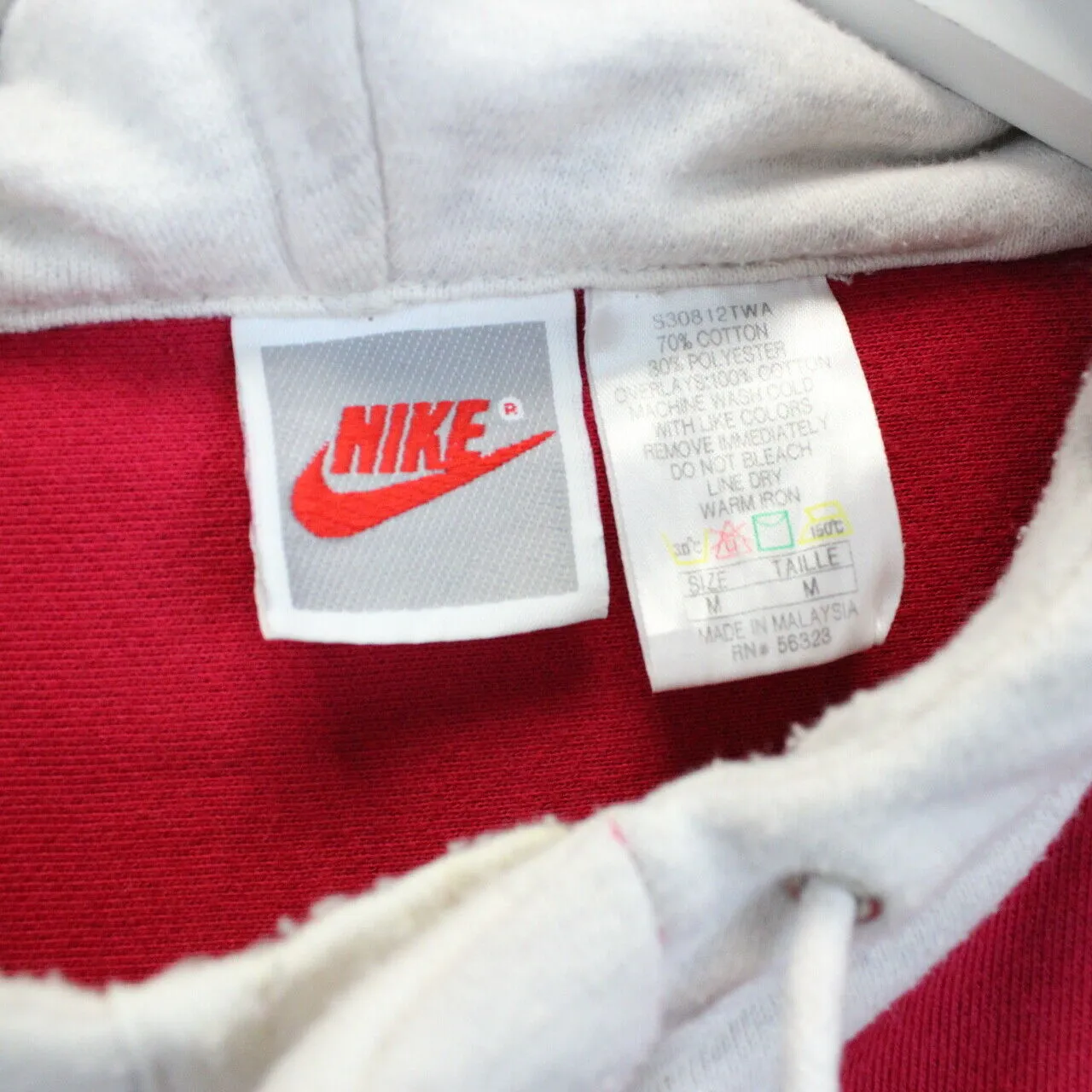 Vintage 80s NIKE Hoodie Multicolour | Medium