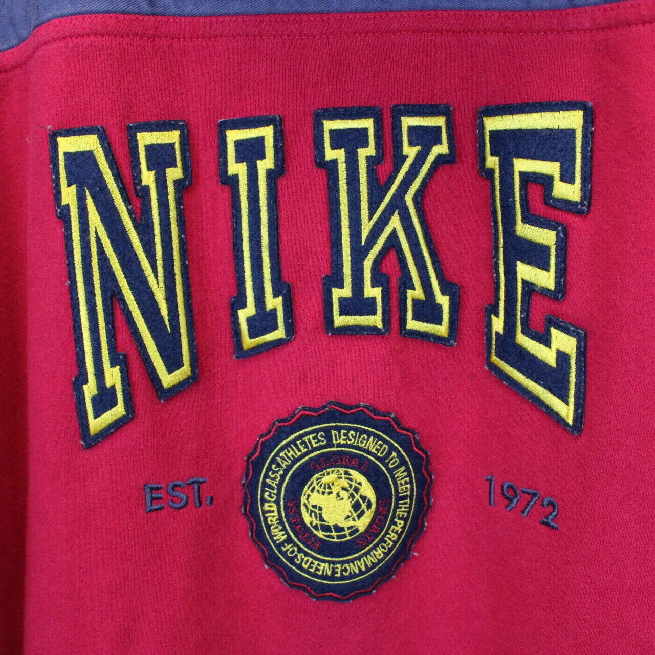 Vintage 80s NIKE Hoodie Multicolour | Medium