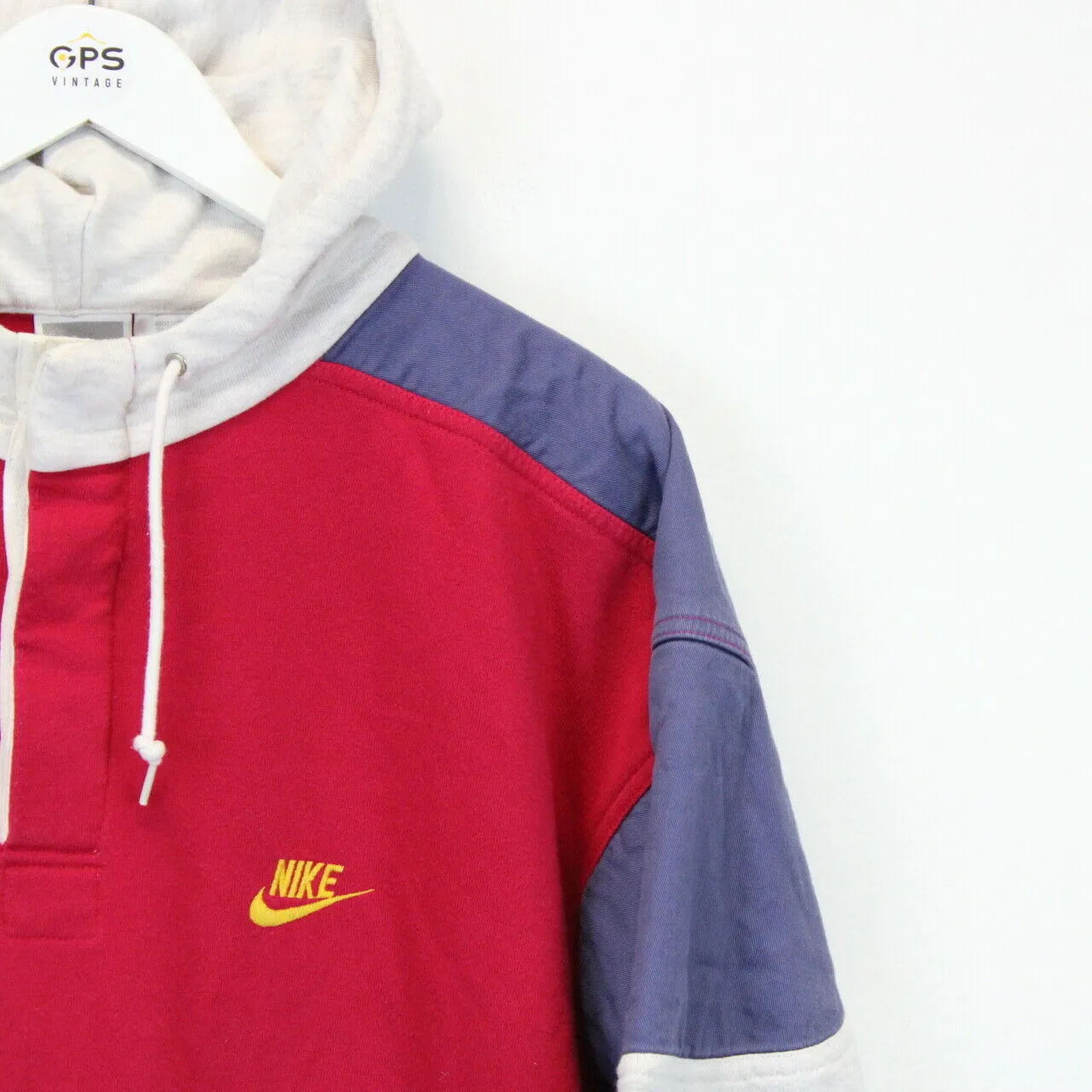 Vintage 80s NIKE Hoodie Multicolour | Medium