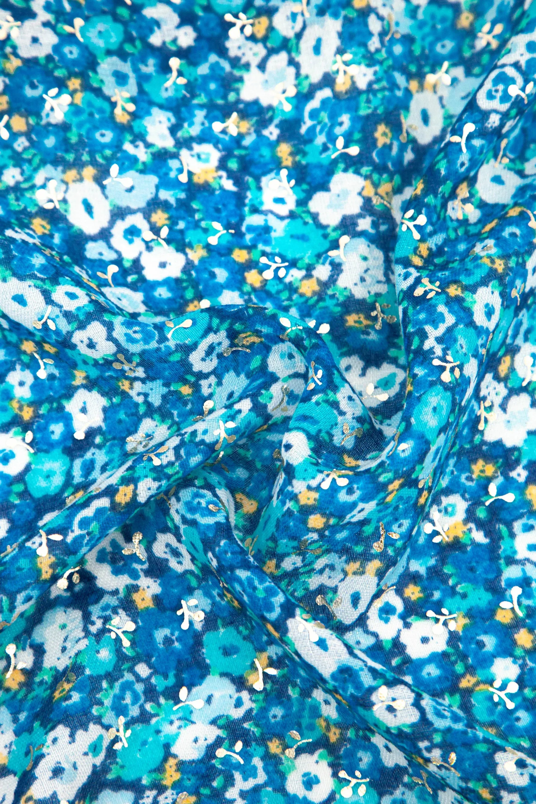 Vintage Floral Print Scarf