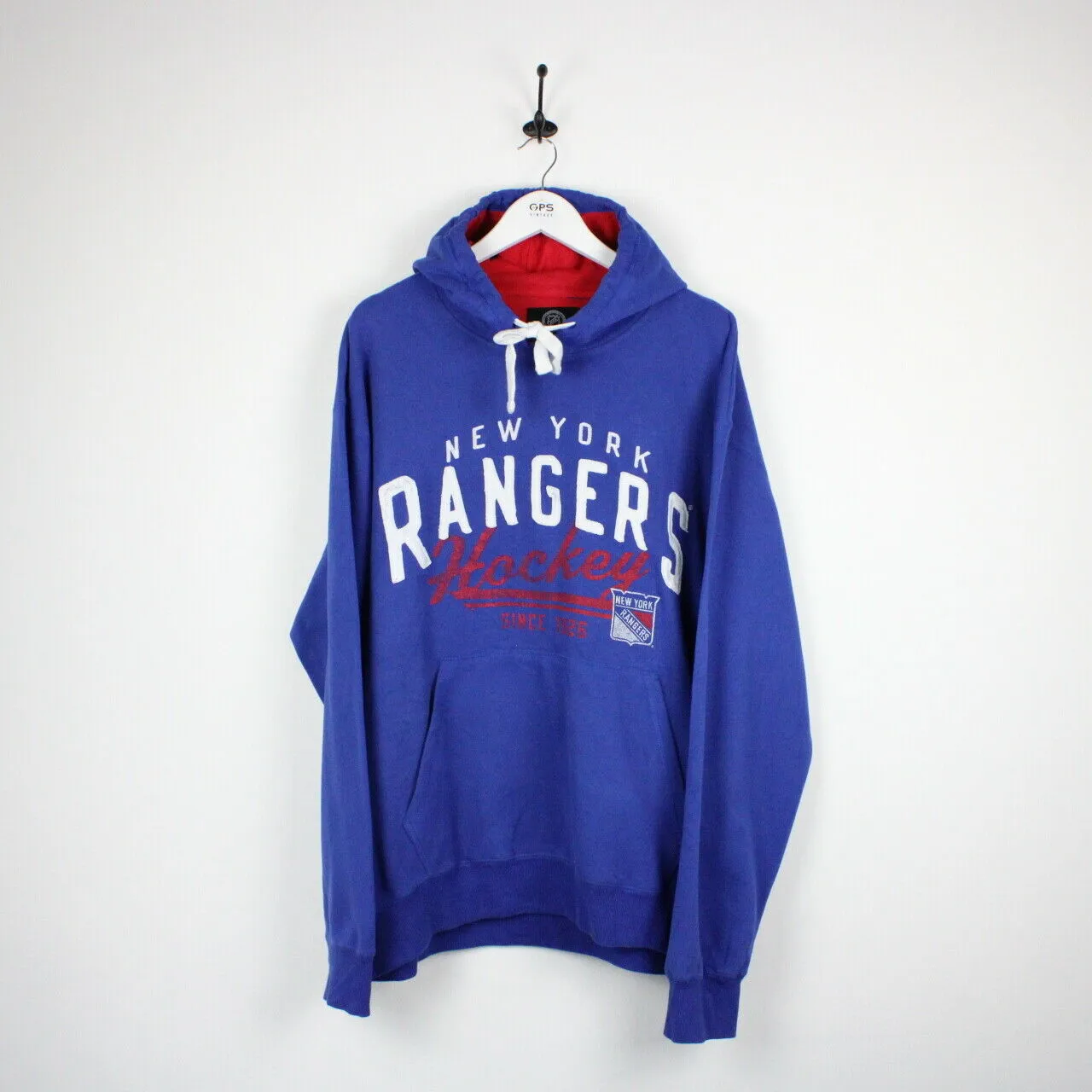 Vintage New York RANGERS Hoodie Blue | XXL