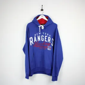 Vintage New York RANGERS Hoodie Blue | XXL