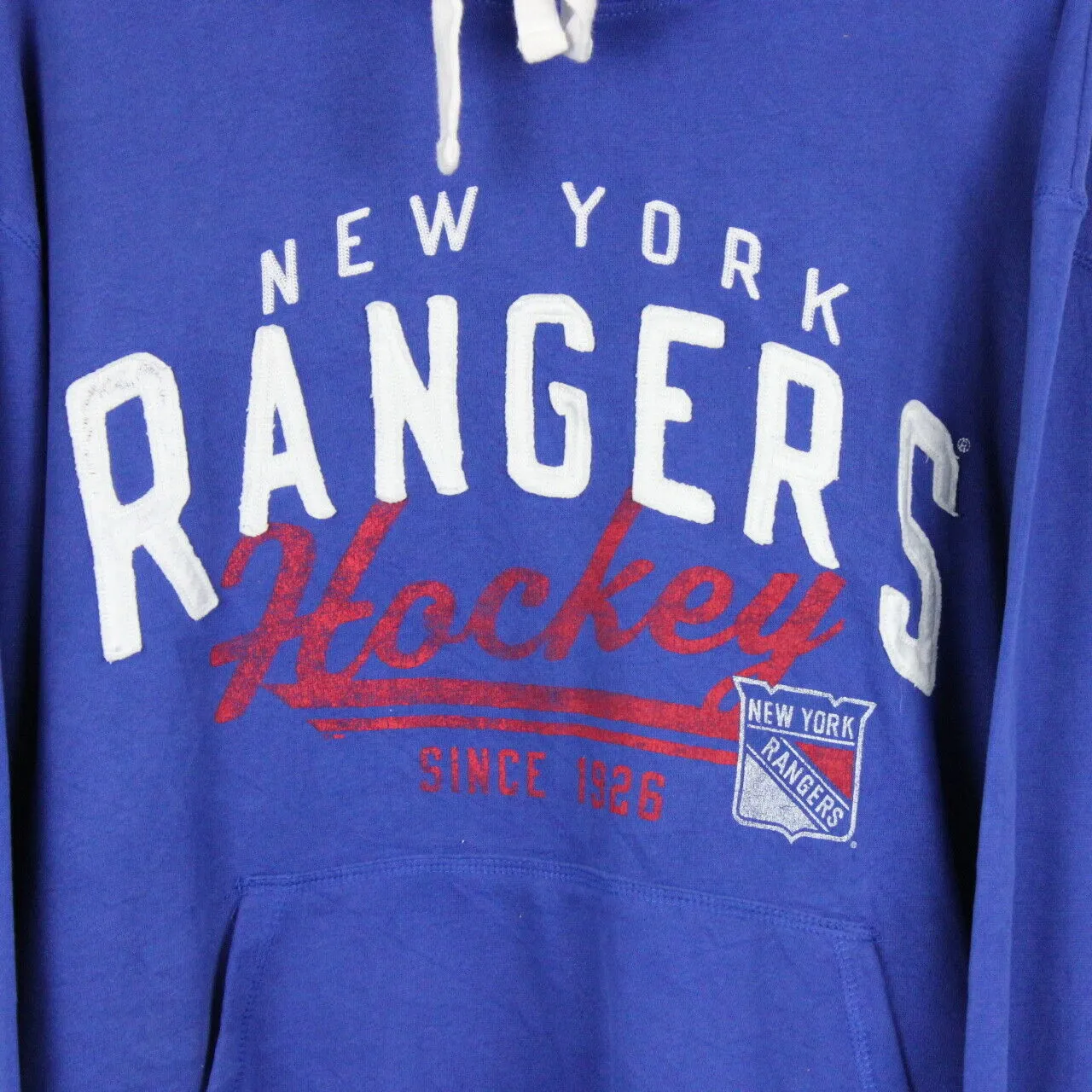 Vintage New York RANGERS Hoodie Blue | XXL